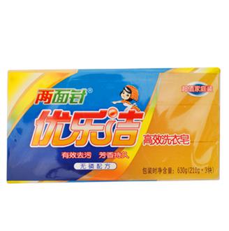 ca88唯一优乐洁高效洗衣皂102g*3块